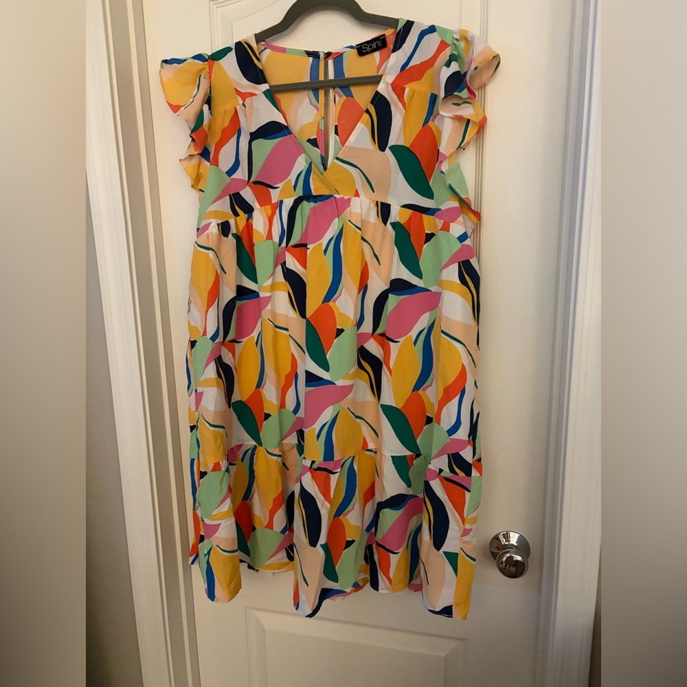 Colorful Women’s Plus Dress